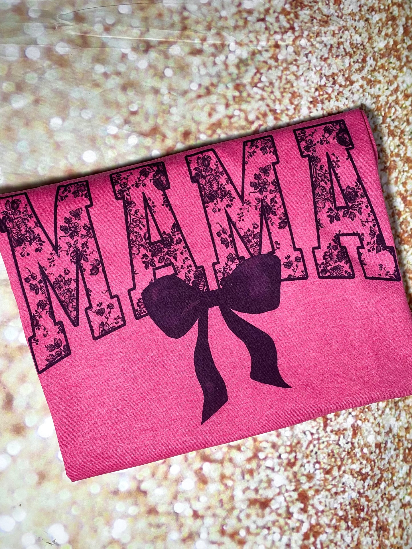 Coquette Floral Mama Tee