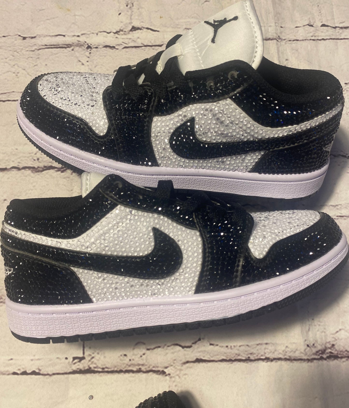 Youth Rhinestone Sneakers - 2.5Y