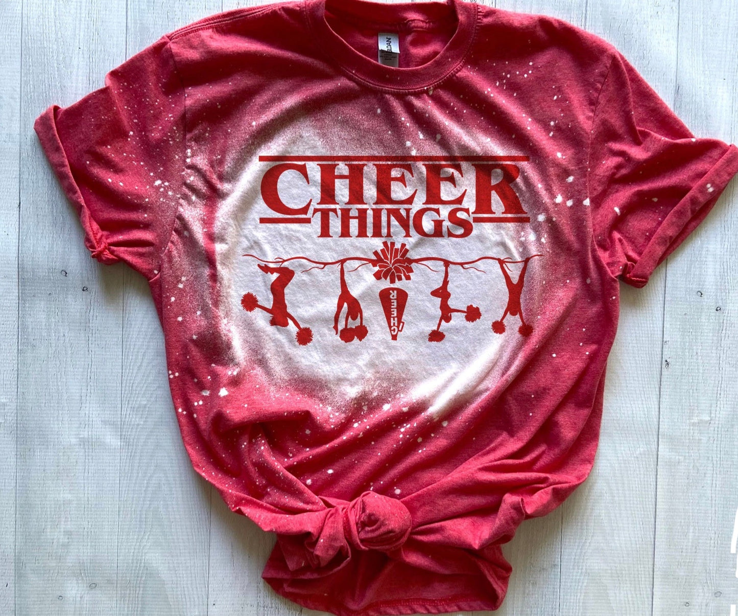 Cheer Things Bleached Tee