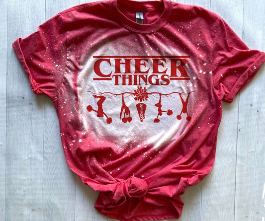 Cheer Things Bleached Tee