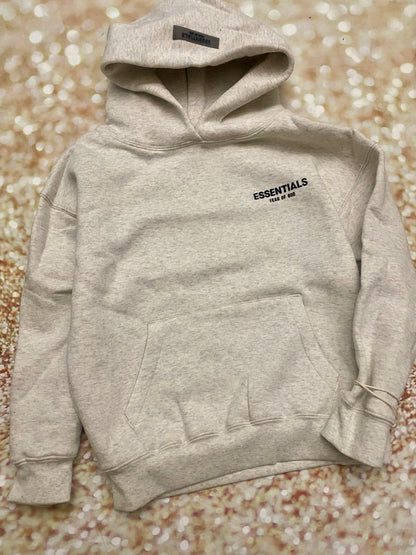 Cotton Youth 10/12 Hoodie - Light Gray