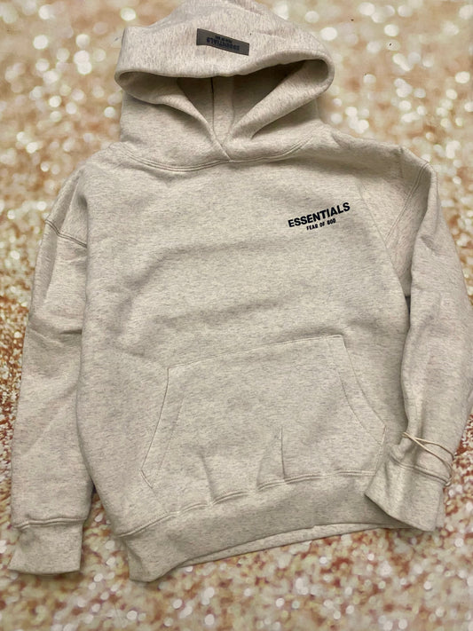 Cotton Youth 10/12 Hoodie - Light Gray