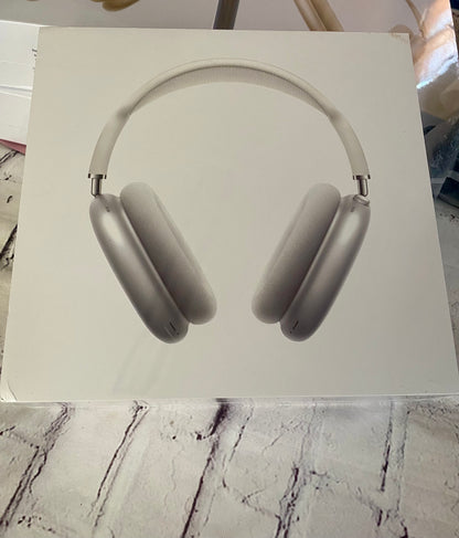 Top quality headphones with active noise canceling - white/silver