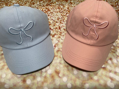 Youth Embroidered Coquette Baseball Hat