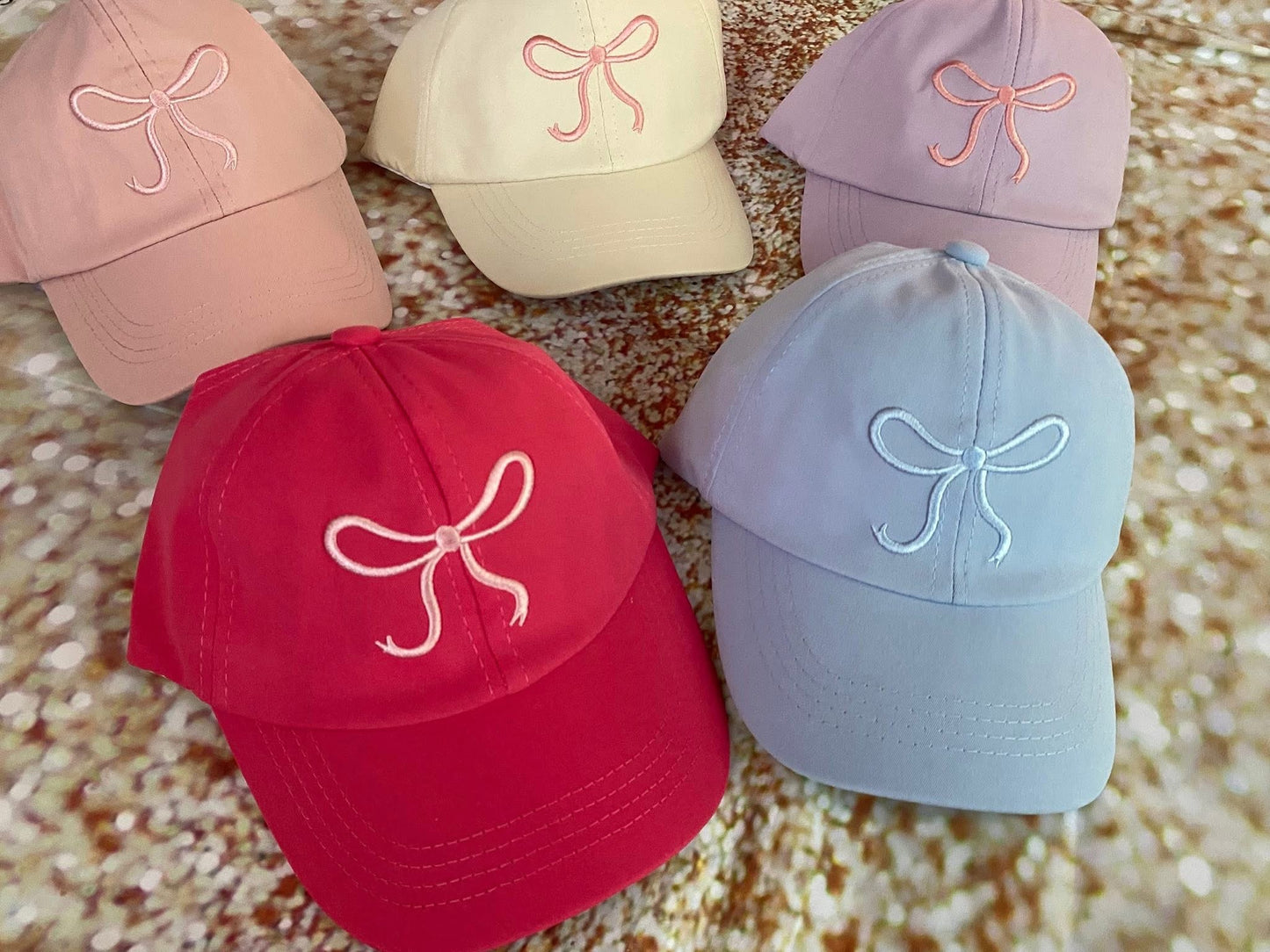 Youth Embroidered Coquette Baseball Hat