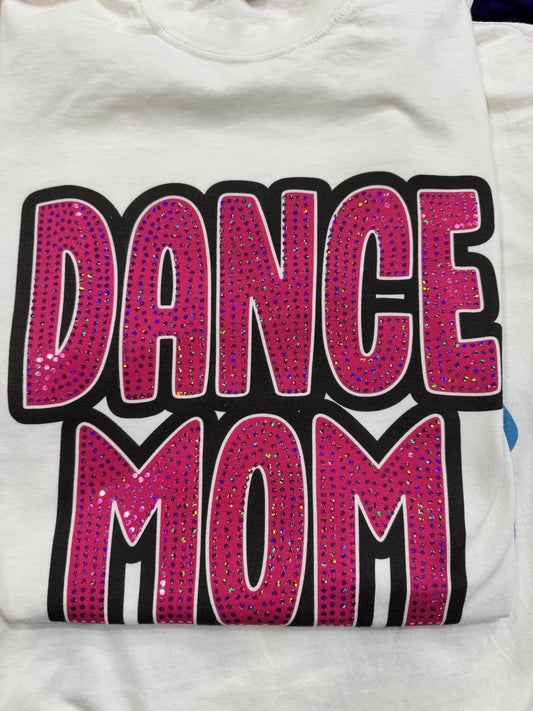 Custom Bubble Letter Spangle - White Shirt Only