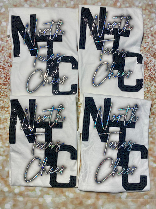Custom Faux Glow Spangle Shirt