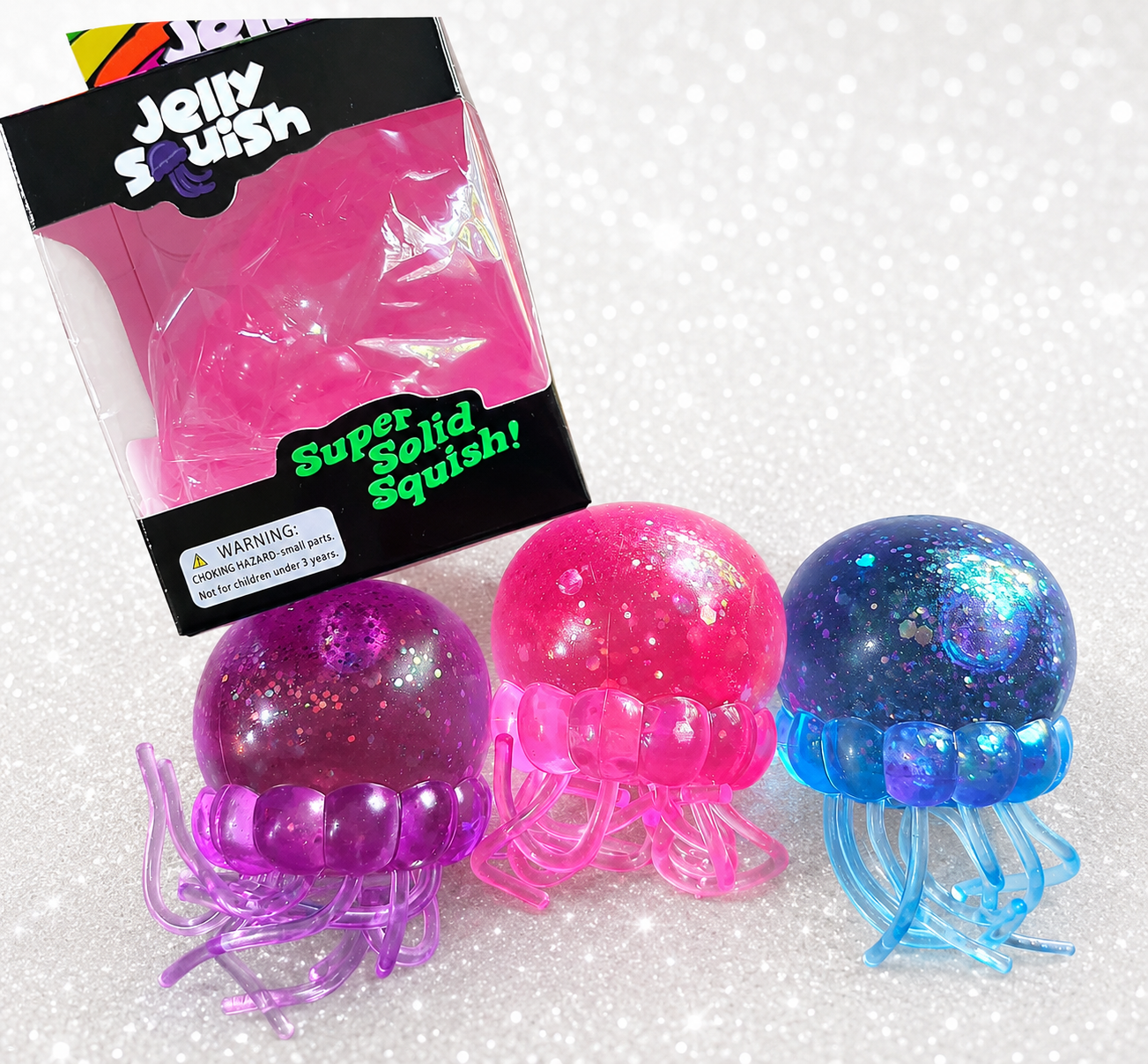 Small Glitter Jelly Squish