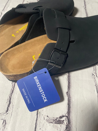 Black leather Clogs - Women Size 40 (9-9.5)