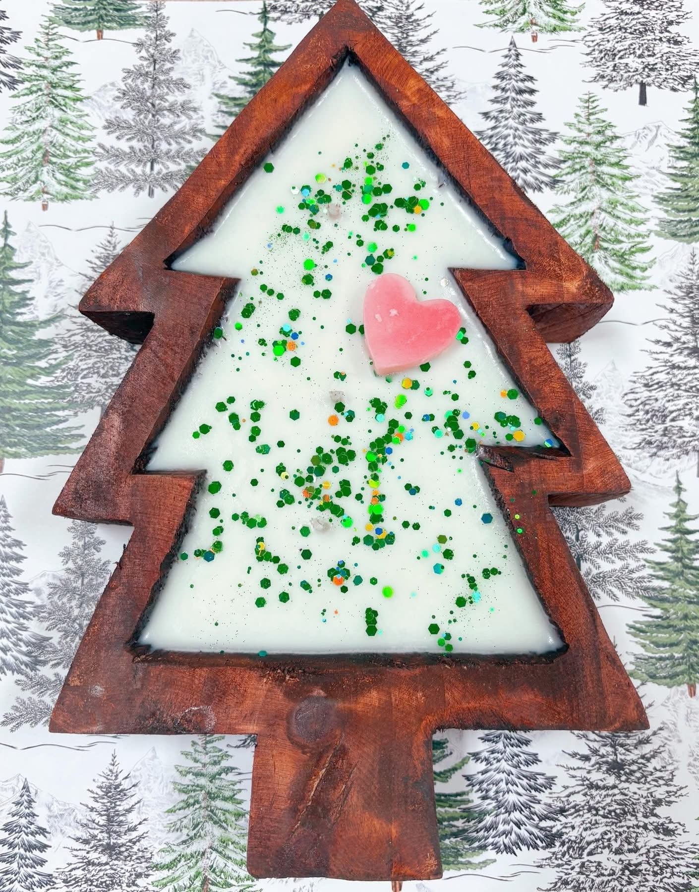 Grinch Christmas Tree Candle