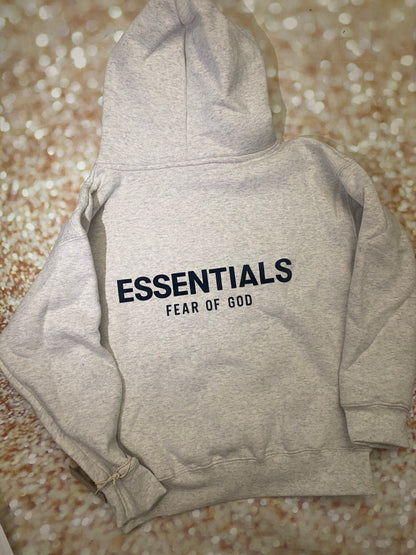 Cotton Youth 10/12 Hoodie - Light Gray