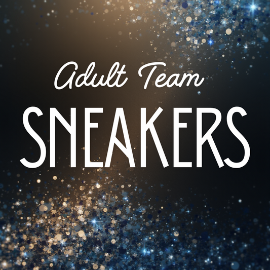 Adult Custom Bling Sneaker - Royal Blue/White