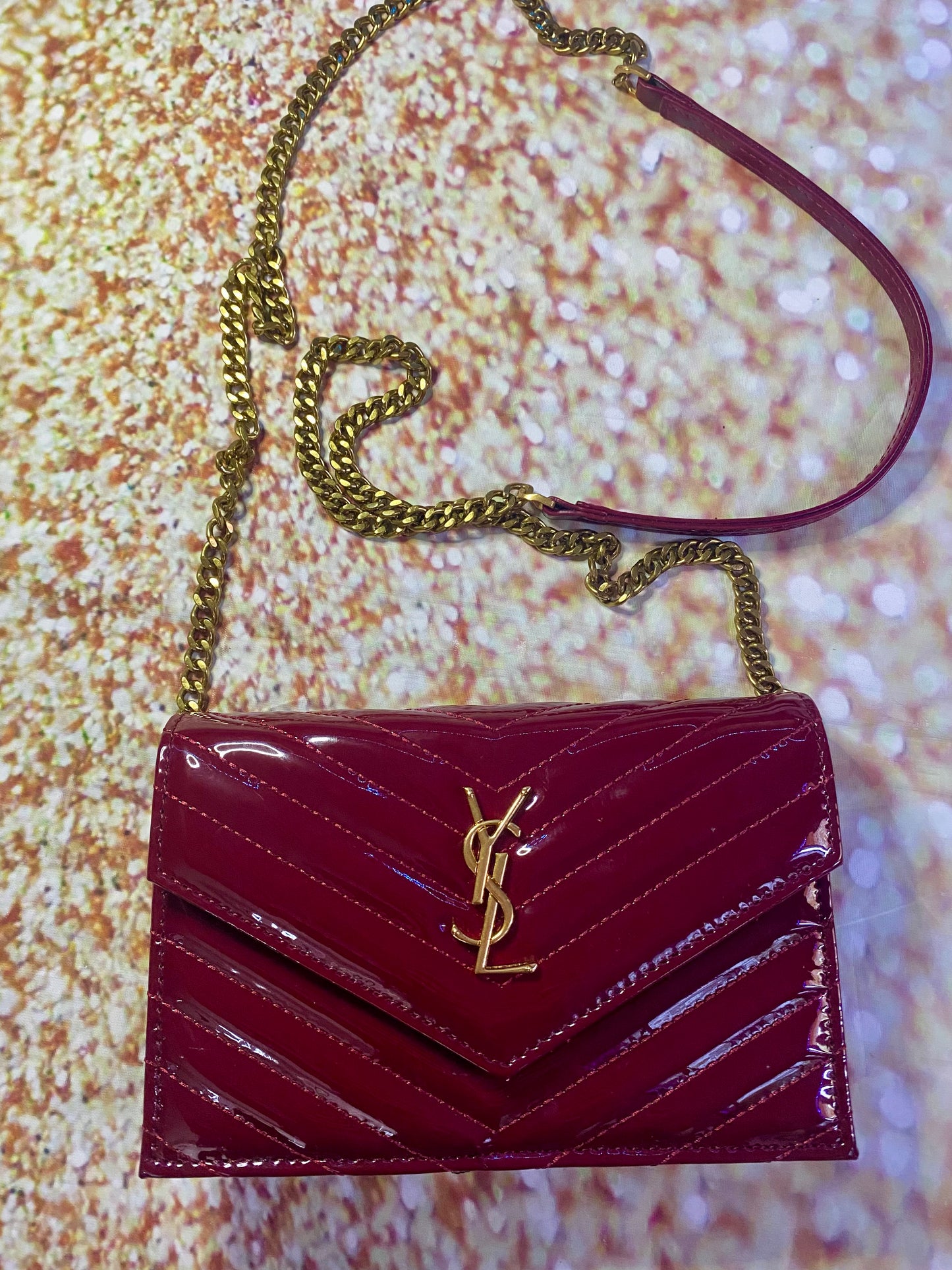 Crossbody with Gold Chain