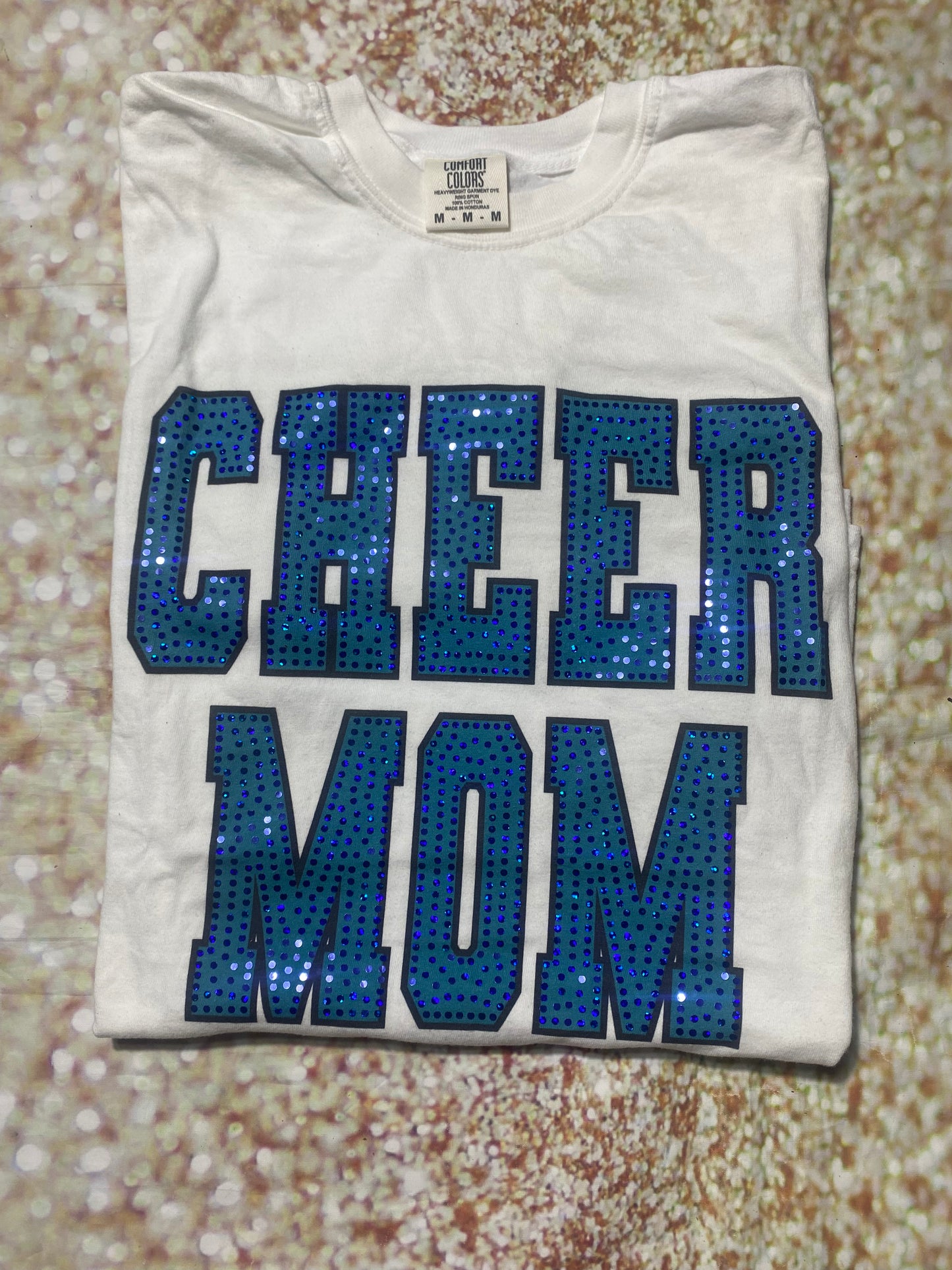 Cheer Mom Spangle Shirt - Size Adult Small