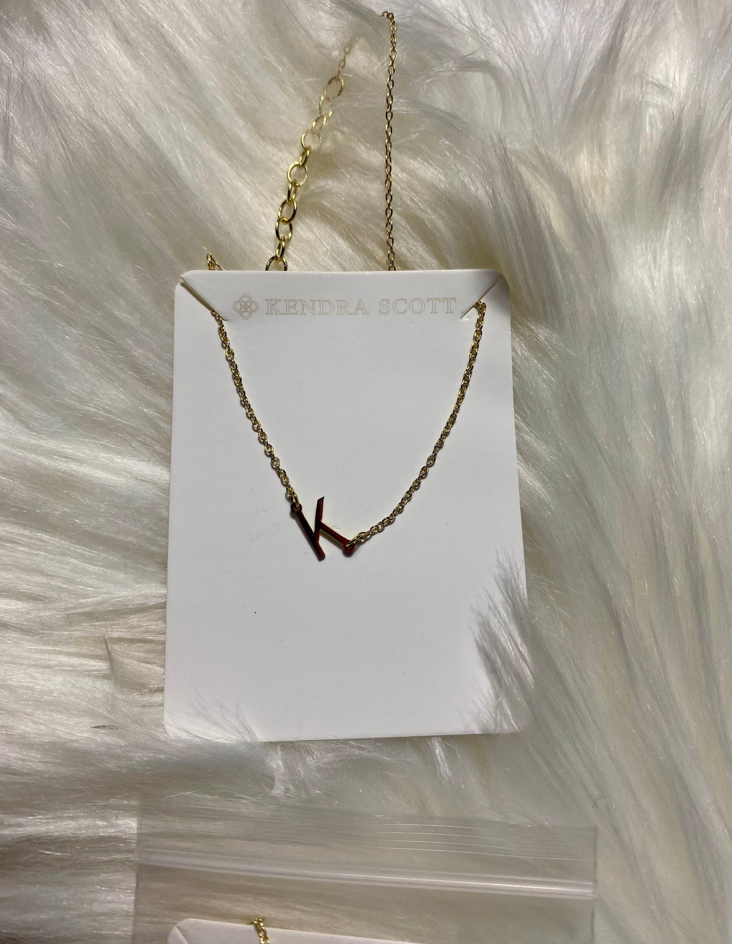 Gold Letter K Necklace