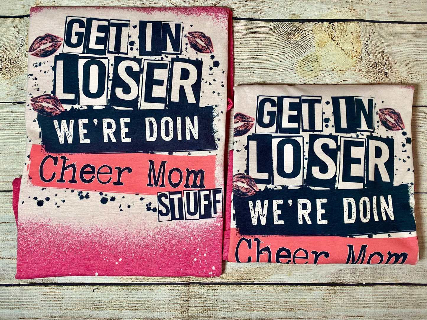 We’re Doing Cheer Mom Stuff Pink Cheerleading Shirt