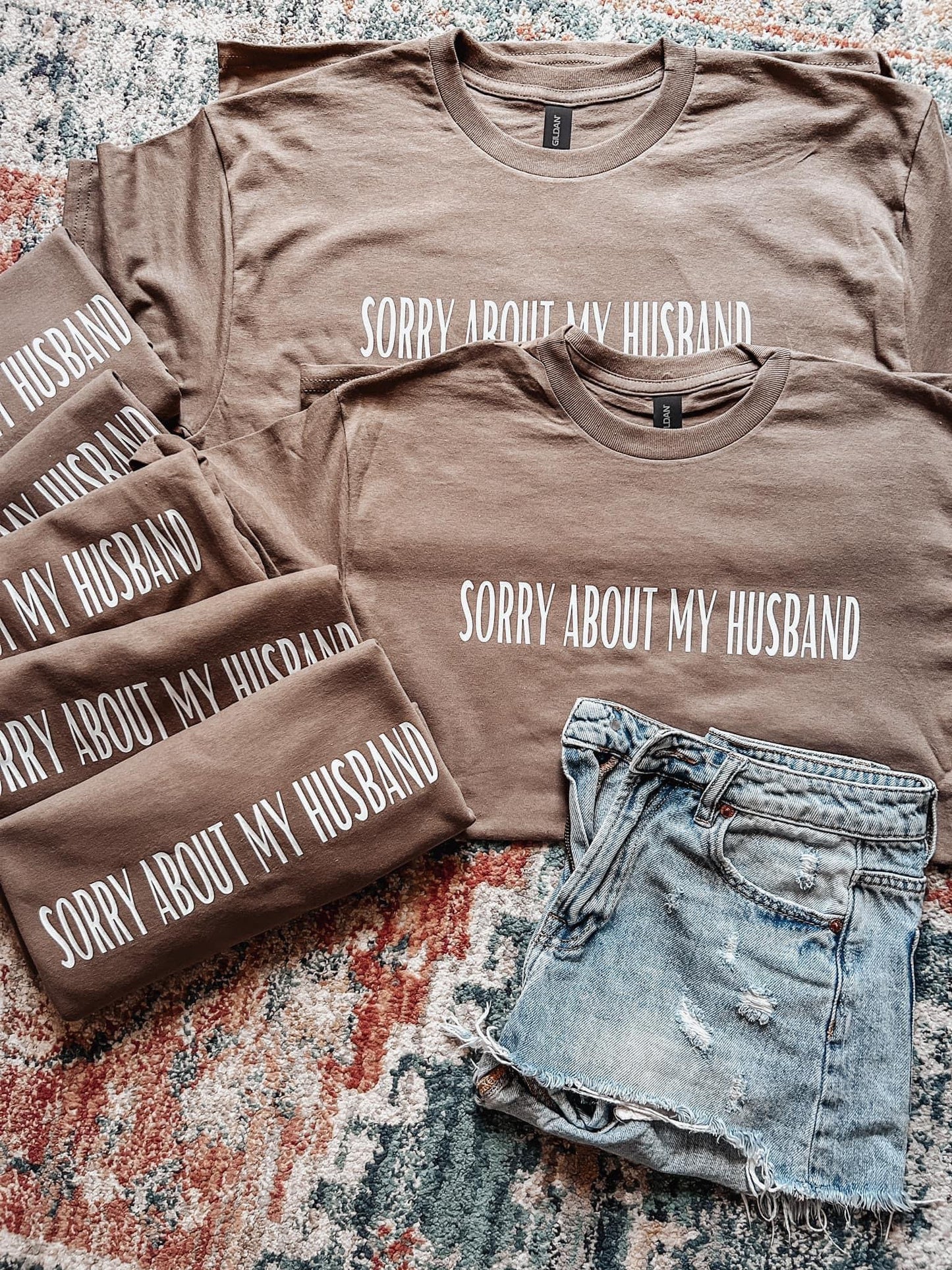 Sorry About My Husband Tee