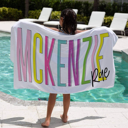 Personalized Beach Towel